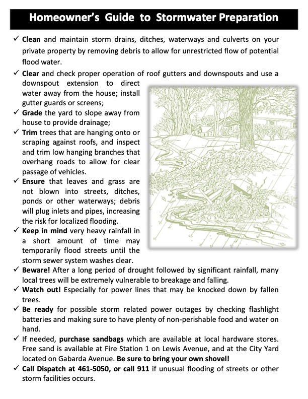 1 Homeowner stormwater preparation flyer 1 3 2023