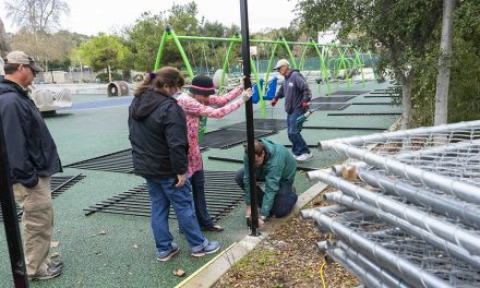 Service Groups Unite to Install Joy Playground Fencing
