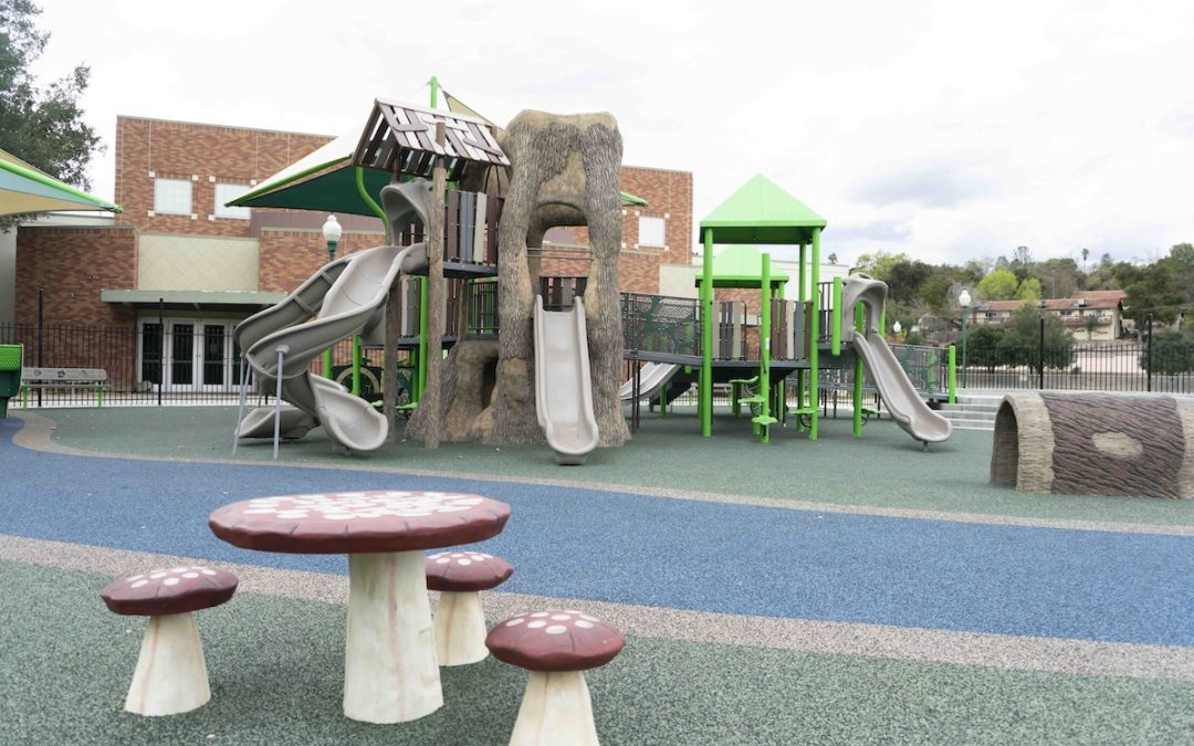 Joy Playground shade structure complete and has re-opened to the public