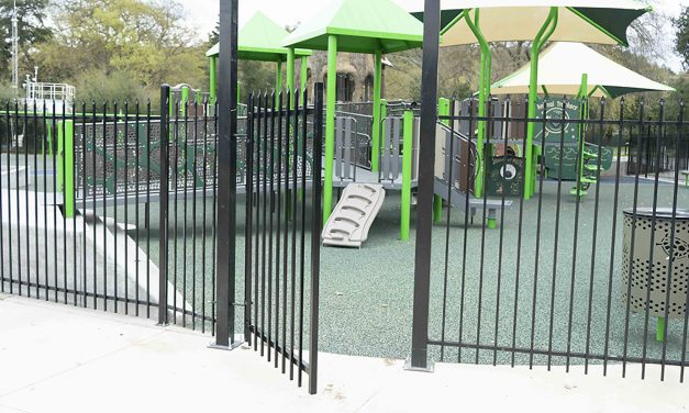 Joy Playground Fence Completed