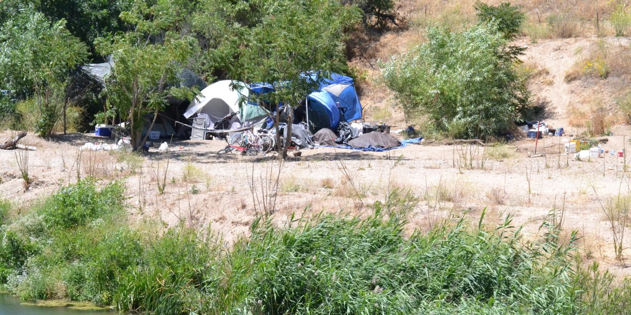 Riverbed Encampment Threatens Closure of De Anza Trail