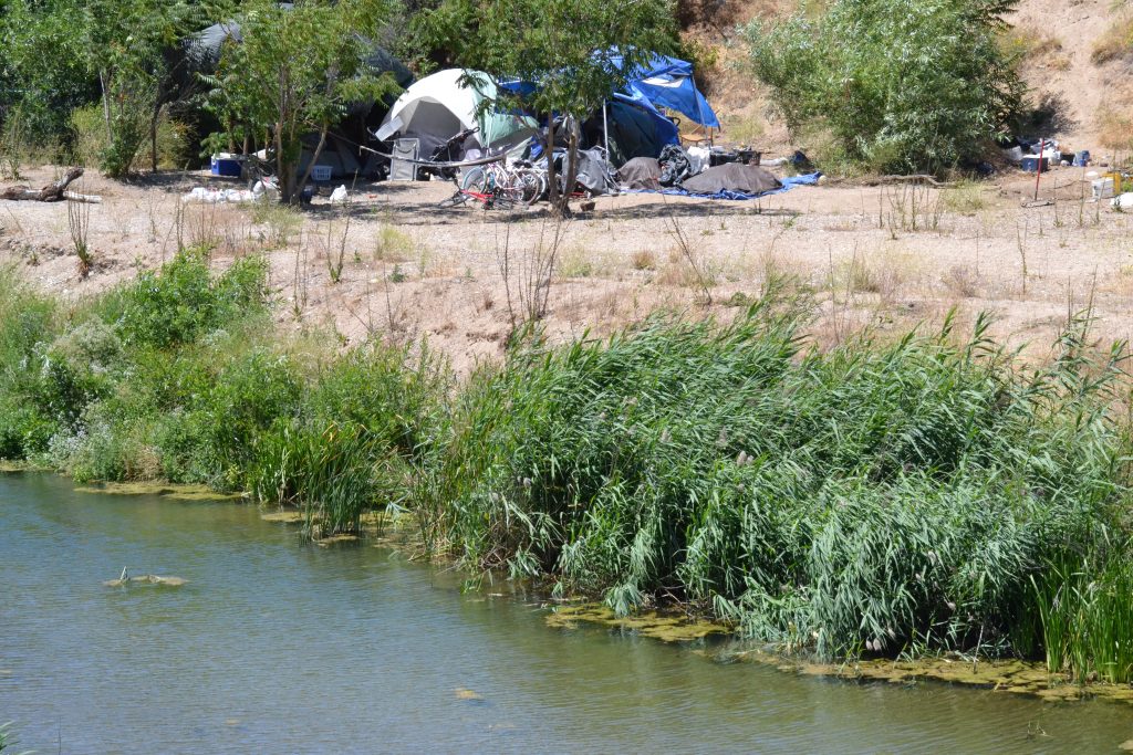 2020 Salinas River De Anza Trail Homeless Camp Water Company 2