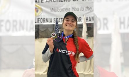 Bella Otter Takes First in the U21 Women Compound Bow Division at the 2023 State Championships
