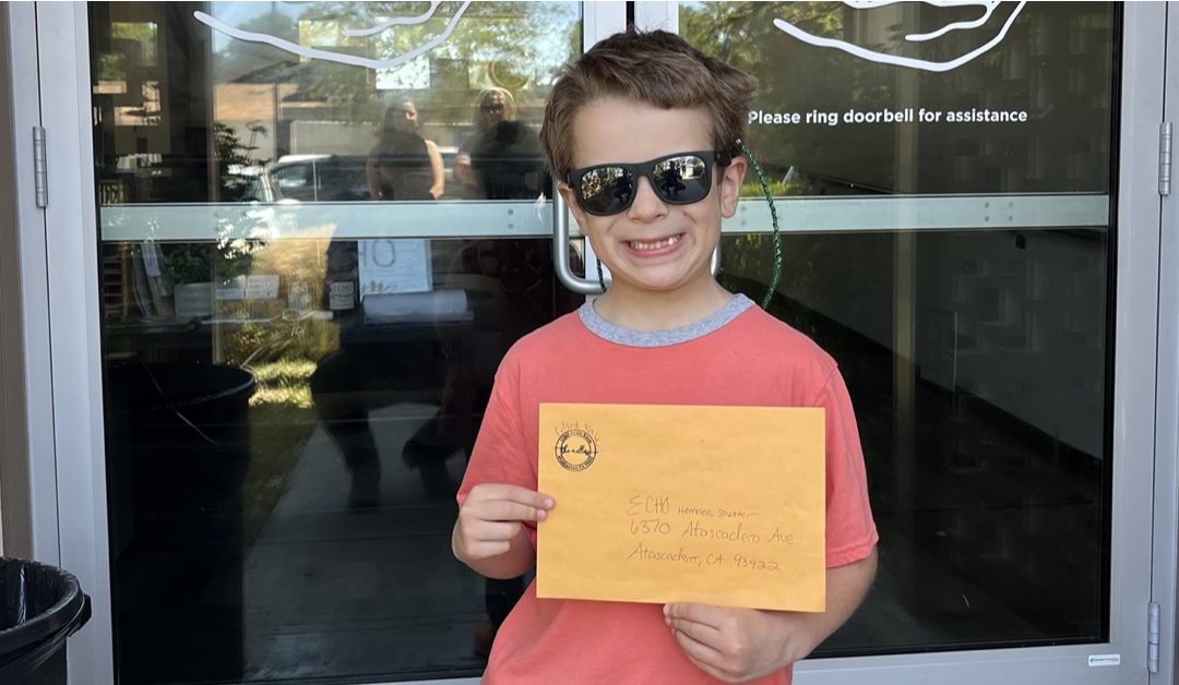 Junior CEO Donates Earnings to ECHO