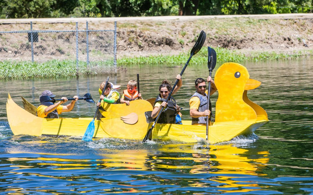 Record number of cardboard boats entered to race at the Friends of Atascadero Lake LakeFest