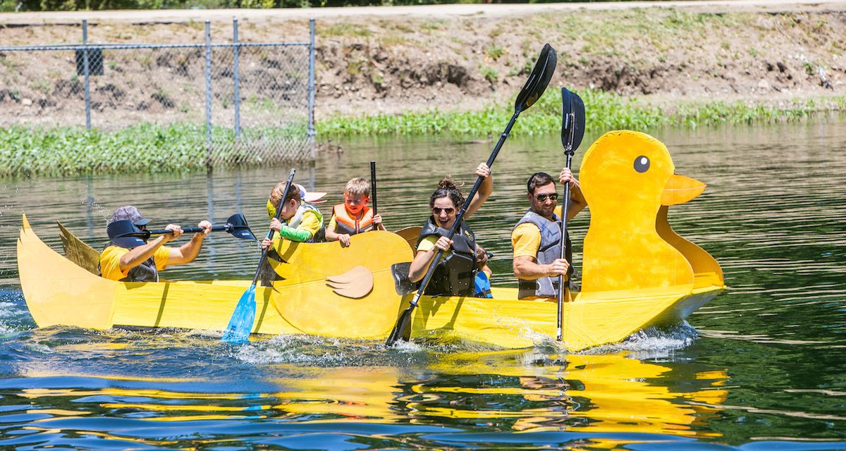 Record number of cardboard boats entered to race at the Friends of Atascadero Lake LakeFest