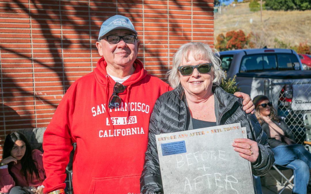 Recent Neil Young shows up at local record store to sign his new album ‘Before and After’