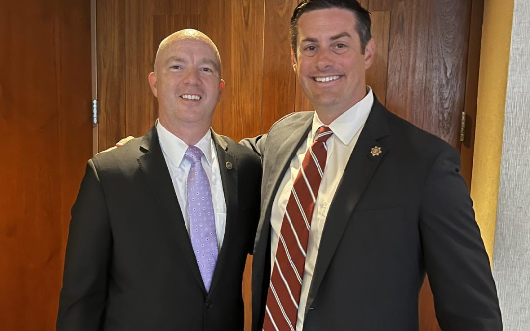 Recent Former Deputy District Attorney Chris Peuvrelle receives Outstanding Prosecutor of the Year Award