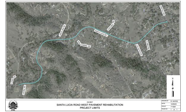 Construction to begin on Santa Lucia Road; Expect delays