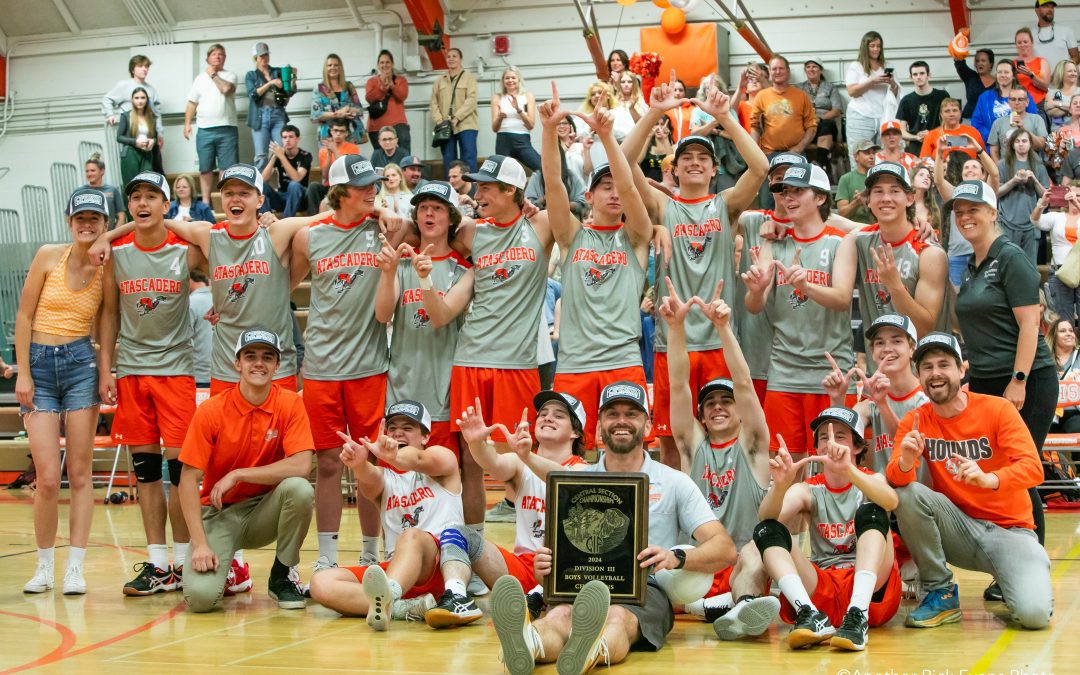 Atascadero High School boys volleyball wins CIF championship