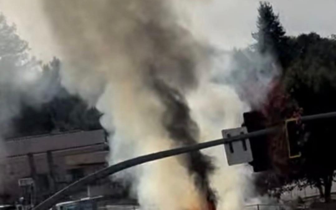 Hay trailer fire on Morro Road controlled by Atascadero Fire Department