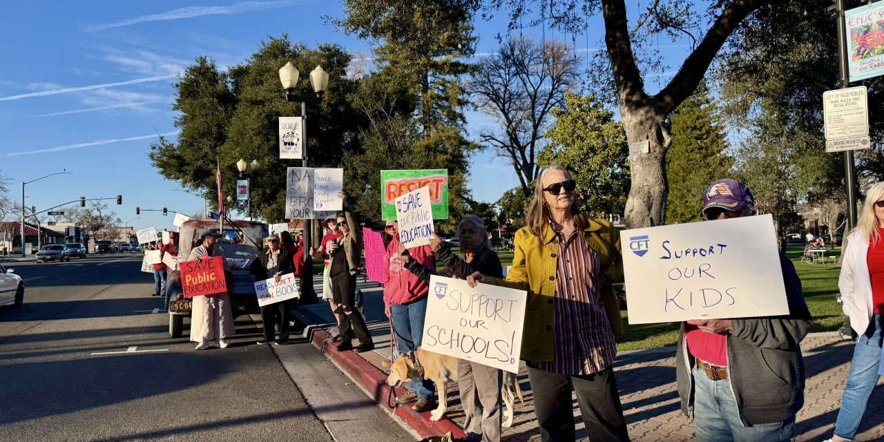 Local educators rally against potential DOE dismantling