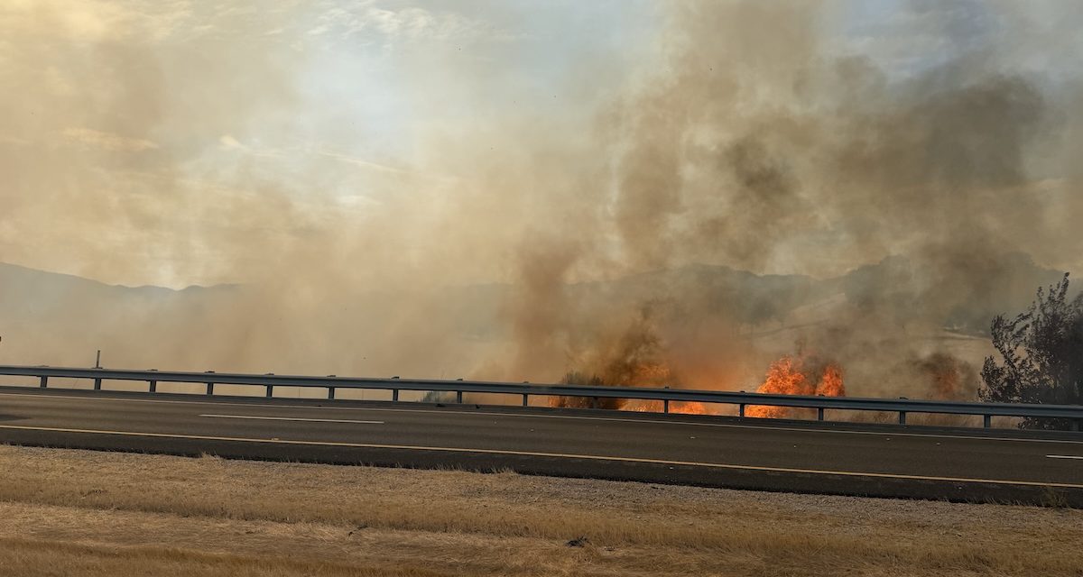 Be Advised: Vegetation Fire reported near Santa Margarita