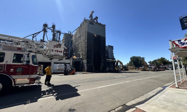 Update: Templeton Feed and Grain still smoldering over 34 hours later as cleanup efforts underway