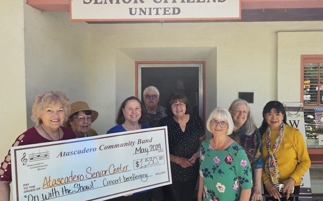 Community Band makes record-breaking donation to Atascadero Senior Center