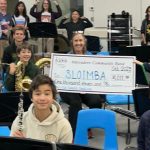 Atascadero Community Band presents $1,011 donation to Laguna Middle School band students