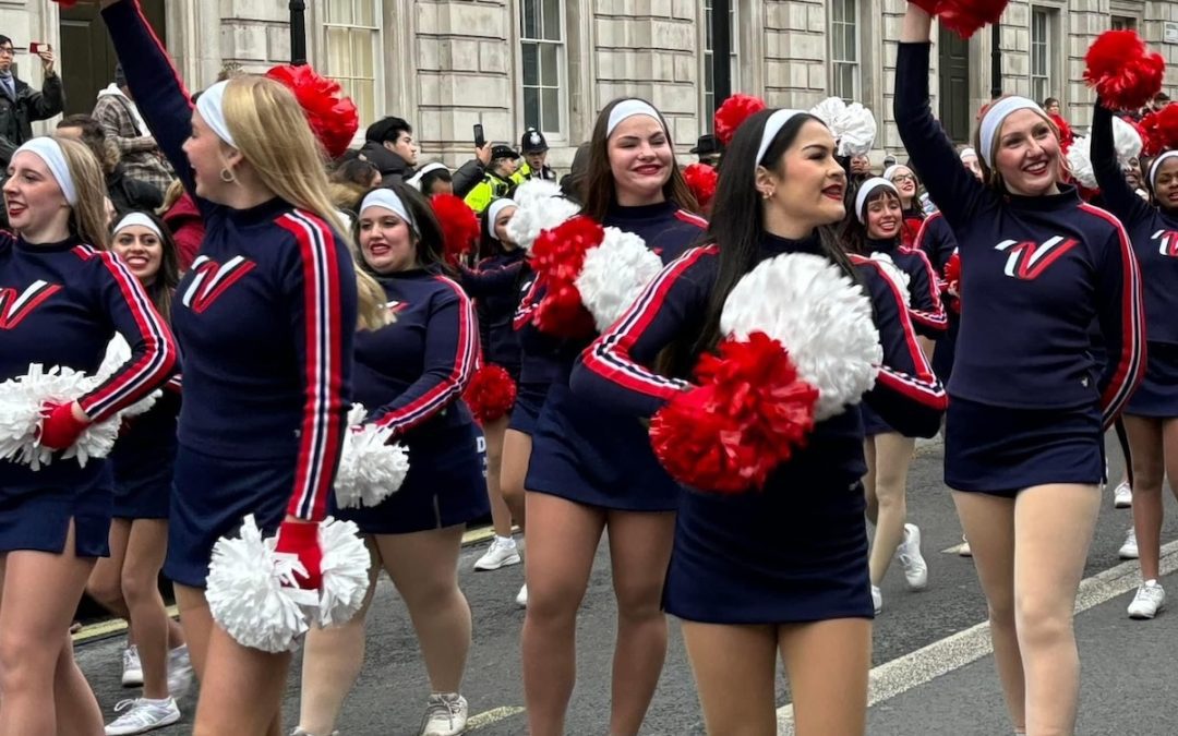 Recent Atascadero High School Cheer takes a trip across the pond