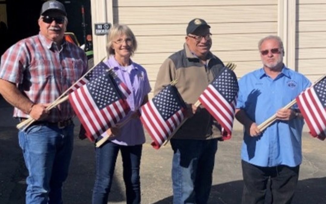 Elks Lodge Donates 750 US Flags