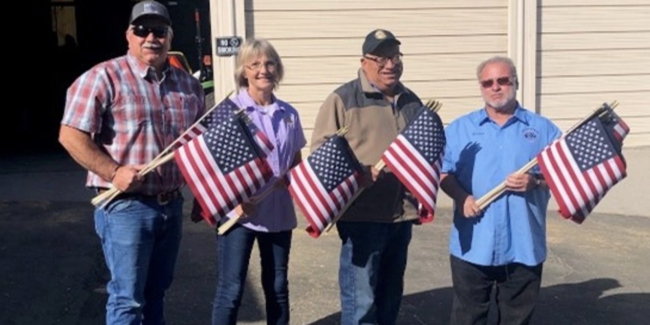 Elks Lodge Donates 750 US Flags