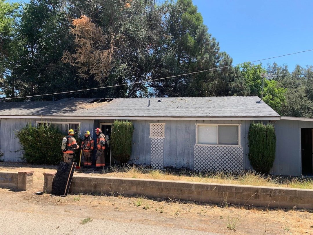 Structure Fire Extinguished In Atascadero • Atascadero News