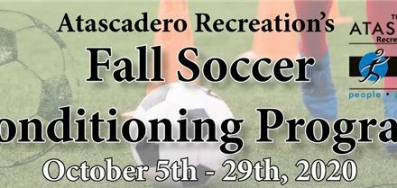 Atascadero Recreation Opens Youth Soccer Conditioning Registration
