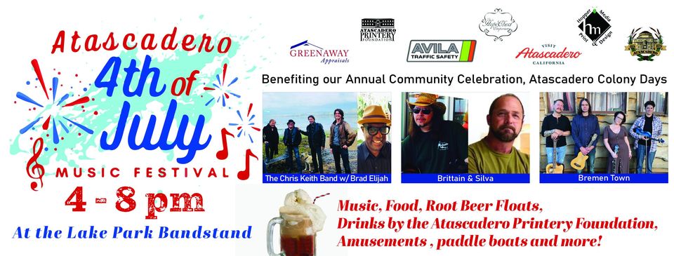 5th Annual Atascadero Fourth of July Music Festival Returns