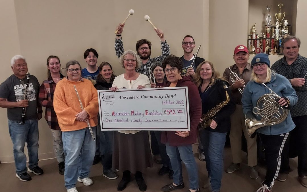 Recent Community Band donates to Atascadero Printery Foundation