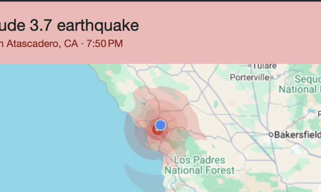 3.7-Magnitude Earthquake Strikes Near Atascadero