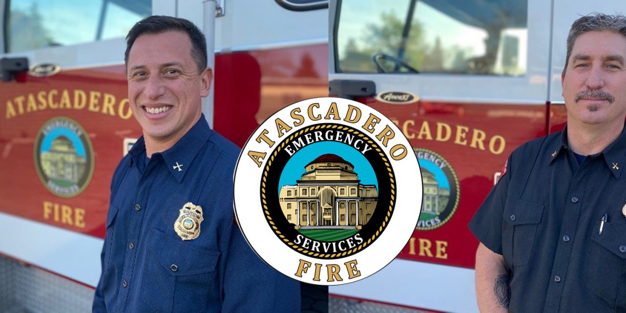 Atascadero Fire and Emergency Announce Appointment of Two Battalion Chief Officers