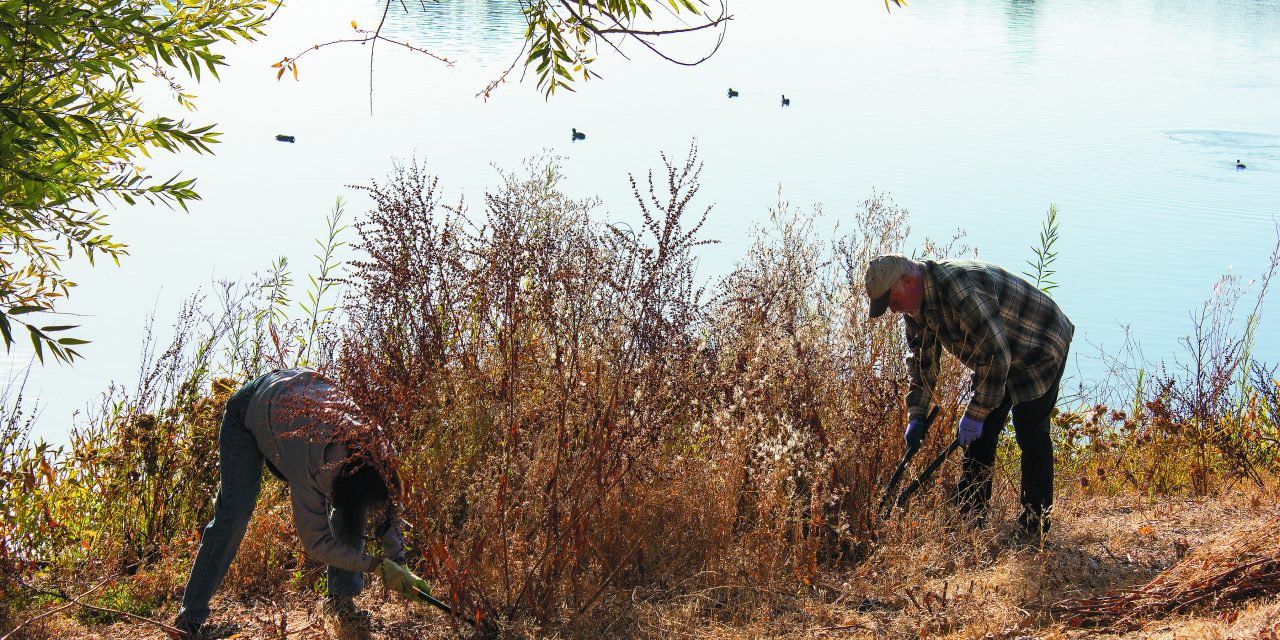 Volunteers Work to Beautify Atascadero Lake