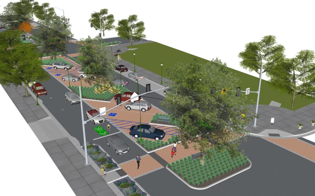 The El Camino Real Downtown Safety and Parking Enhancements Project is underway