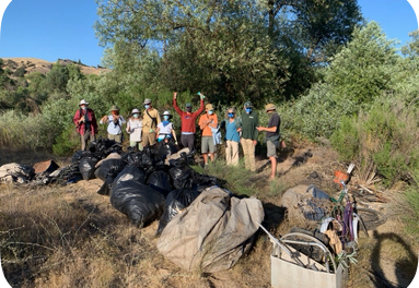 Beaver Brigade Clean Up Abandoned Homeless Camp In Salinas Riverbed