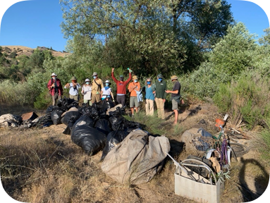 Beaver Brigade Clean Up Abandoned Homeless Camp In Salinas Riverbed