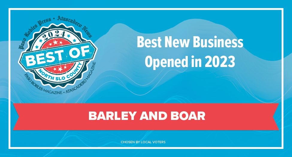 Best of 2024 Winner Best New Business Opened in 2023 • Atascadero News