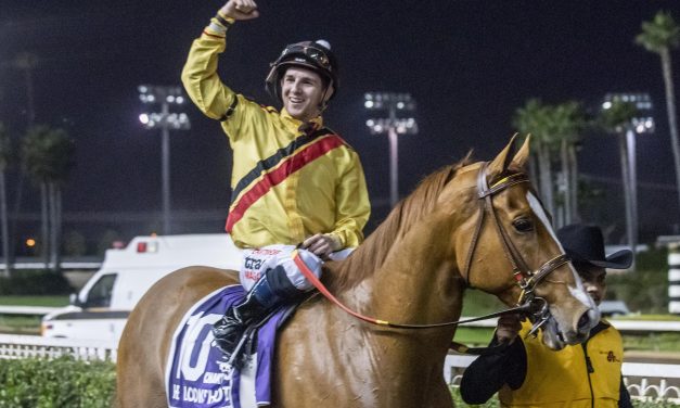 HE LOOKS HOT: World Champion Racehorse Returning to Rolling A Ranch in Atascadero for Retirement