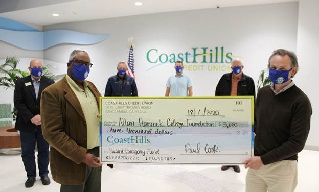 CoastHills Credit Union Delivers $10,500 of Support to Local Causes for Giving Tuesday