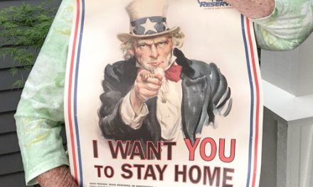 Even Uncle Sam Is Asking, ‘Stay Home’