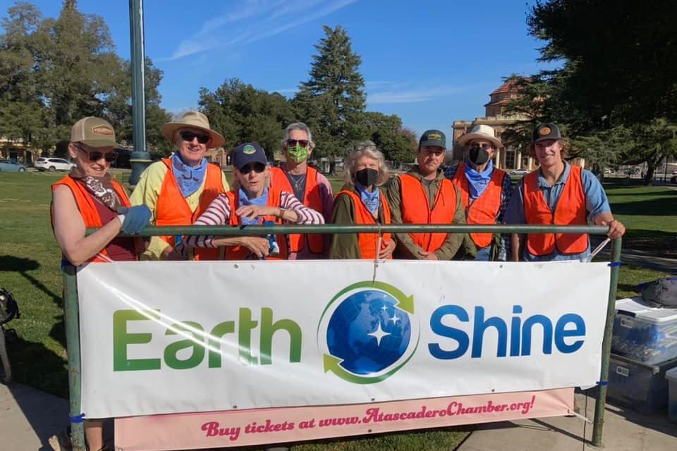 Earth Shine Cleans Up 35-Yards of Trash