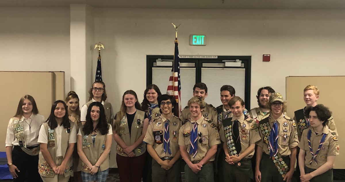 Atascadero Elks Lodge Hosts Eagle and Girl Scouts for Award Dinner