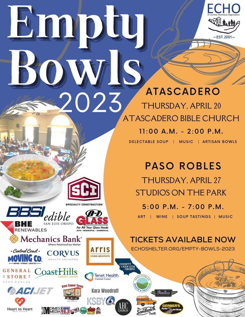 Empty Bowls 2023 Flyer