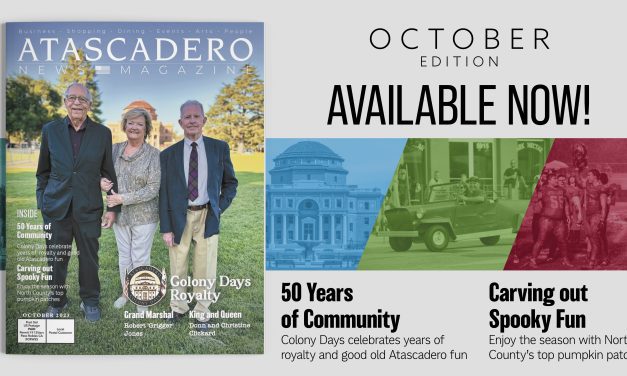 October Issue of Atascadero News Magazine in Your Mailbox this Friday