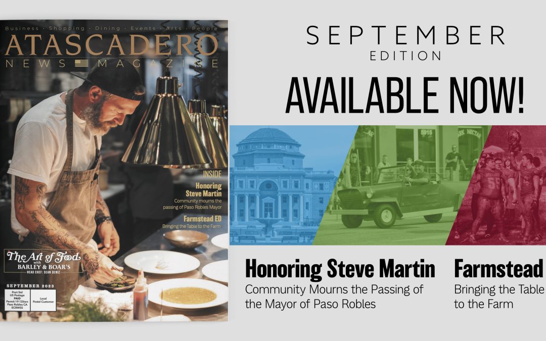 Recent September Issue of Atascadero News Magazine in Your Mailbox