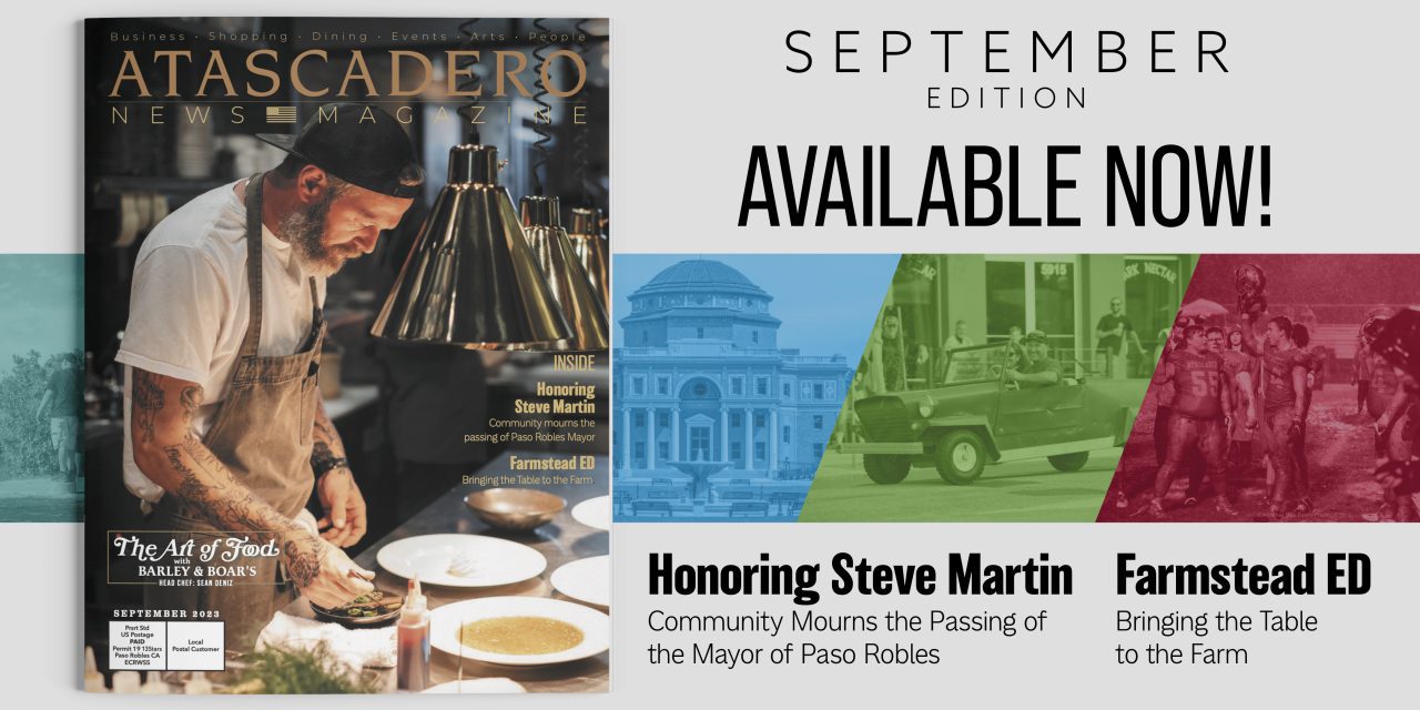 September Issue of Atascadero News Magazine in Your Mailbox