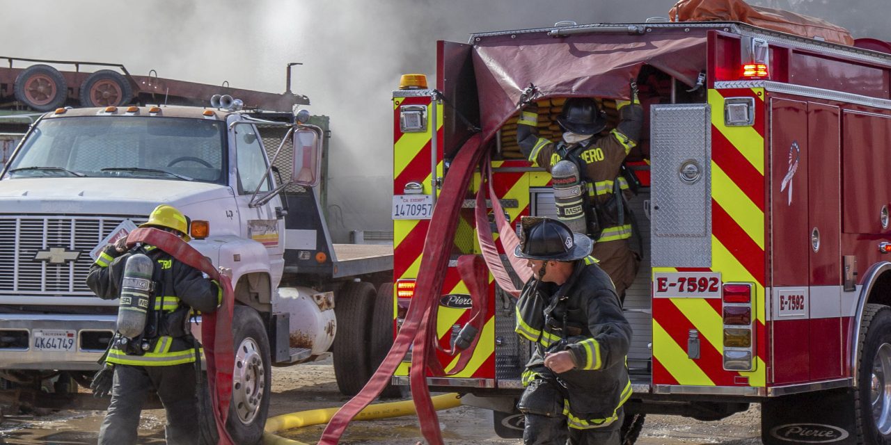 AFD Battles Motorhome Fire Thursday