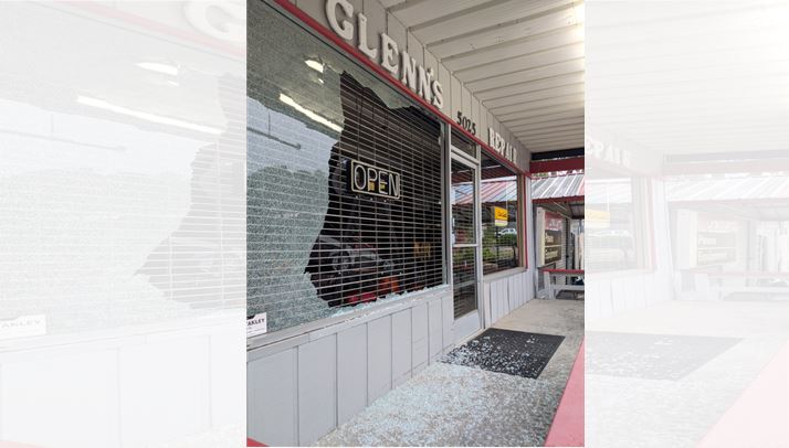 Glenn’s Repair & Rental and Alle-Pia Fine Cured Meats Vandalized on Sunday