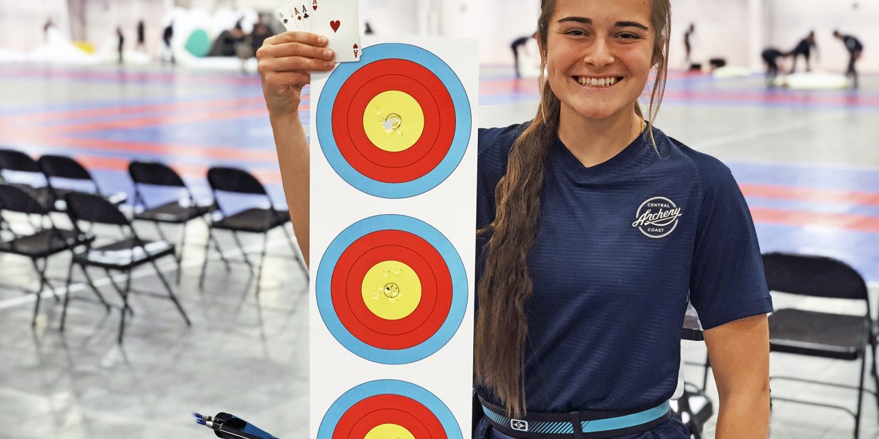 Isabella Otter Wins National Championship in Indoor Archery