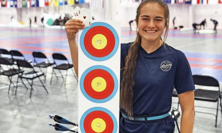 Isabella Otter Wins National Championship in Indoor Archery