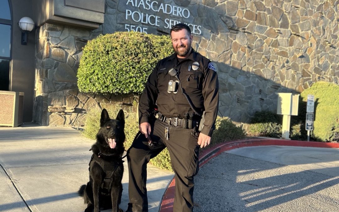 Atascadero Police Department welcomes new K-9, Maverick, to the force