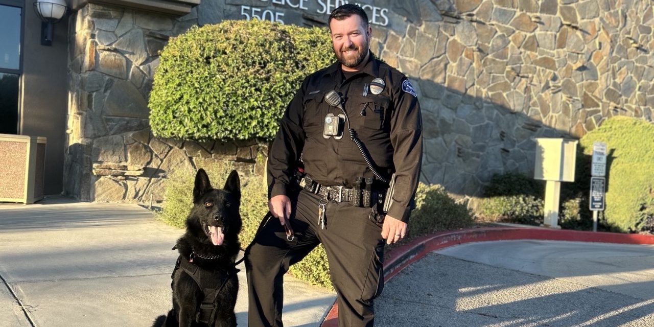 Atascadero Police Department welcomes new K-9, Maverick, to the force