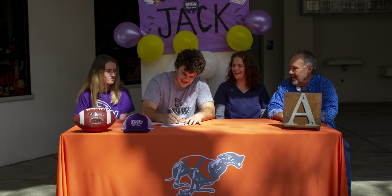 Jack Megason Signs Letter Of Intent To Play Football At University Of Northwestern, St Paul